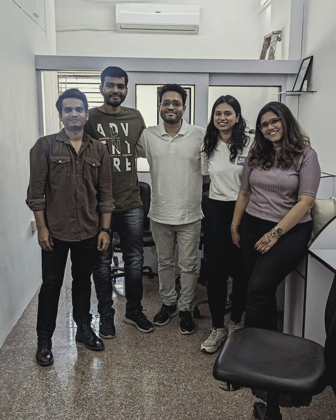 Part of the team at the Growthpep office